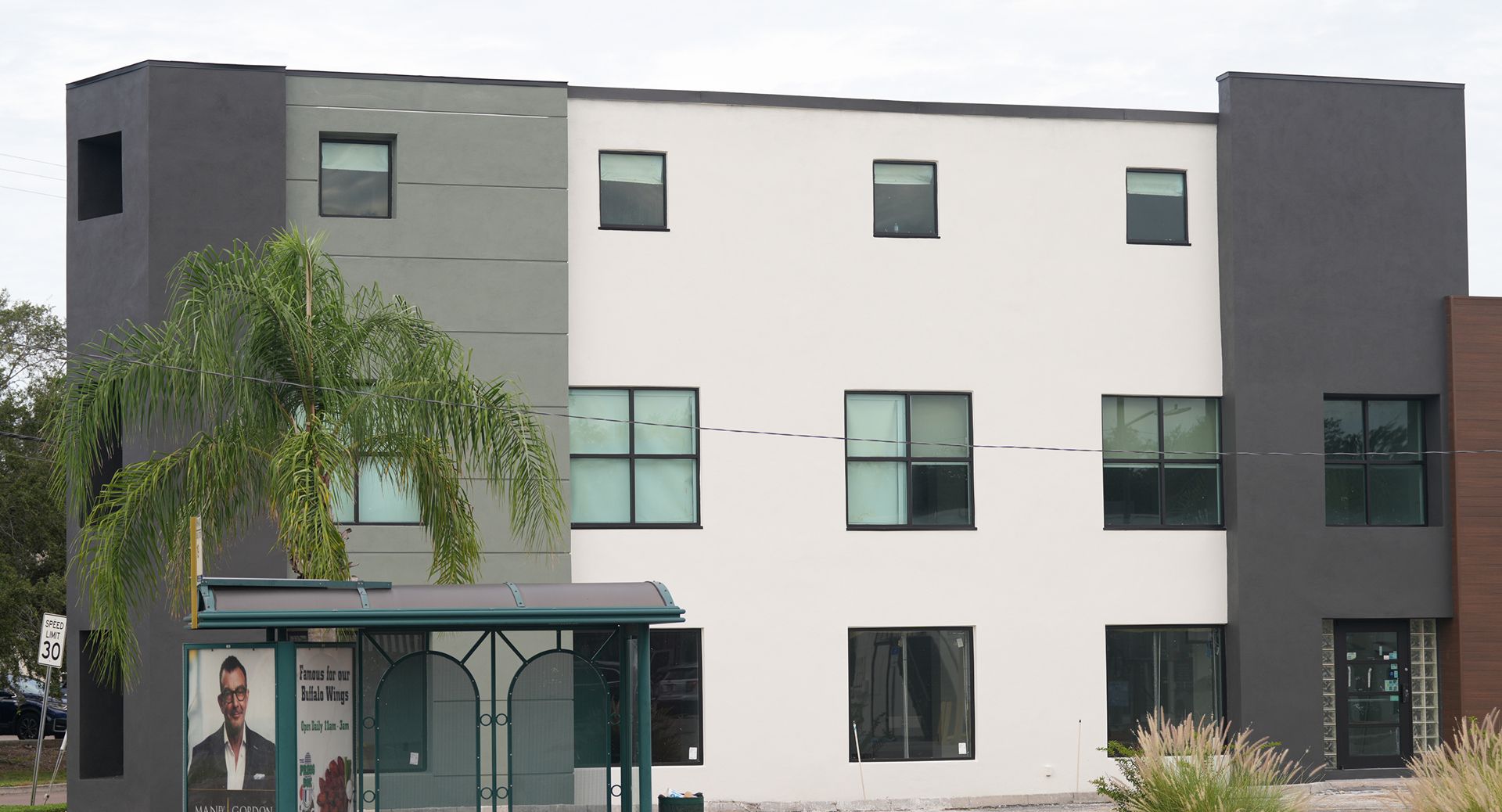 Finished stucco exterior on a residential home in Tampa
